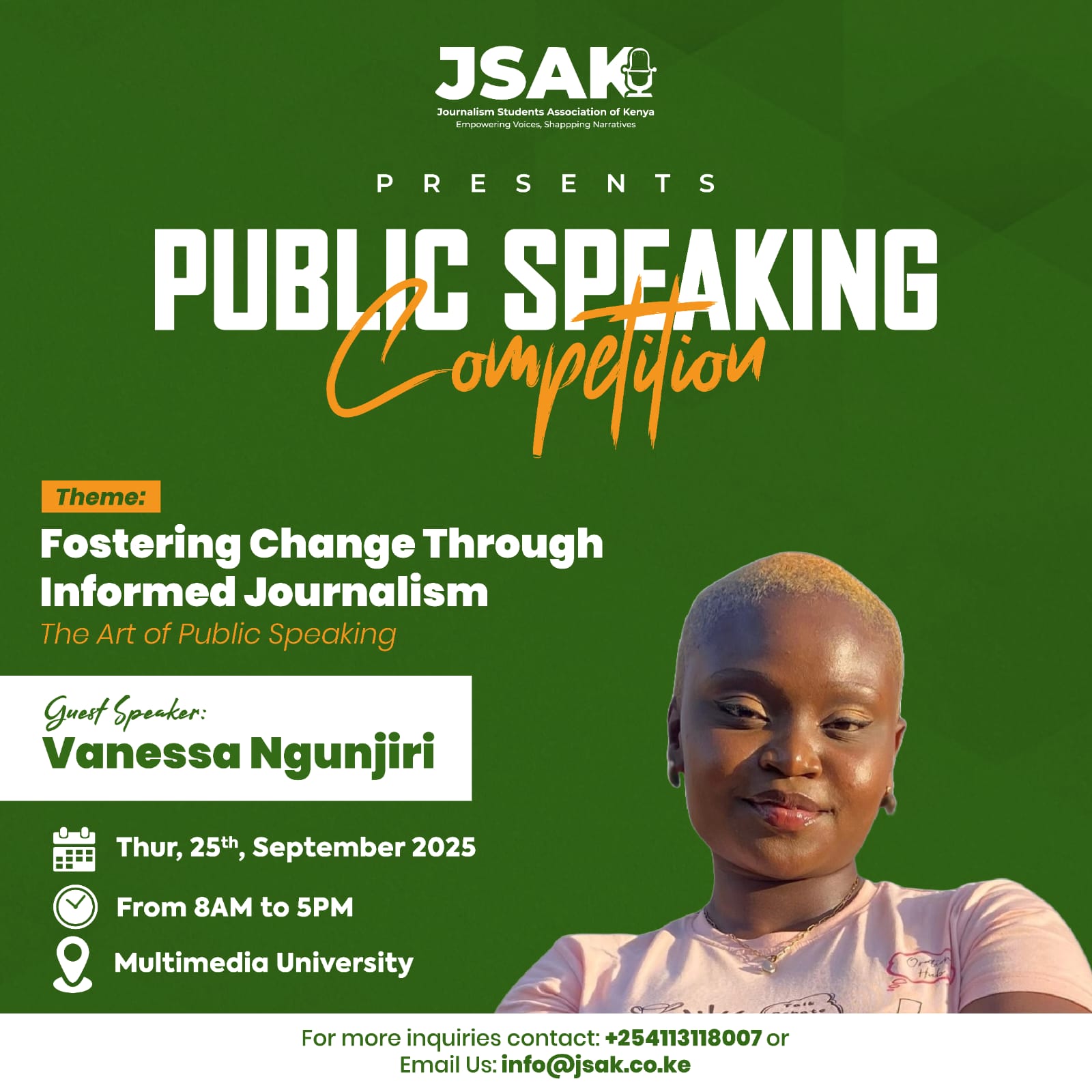 PUBLIC SPEAKING COMPETITION