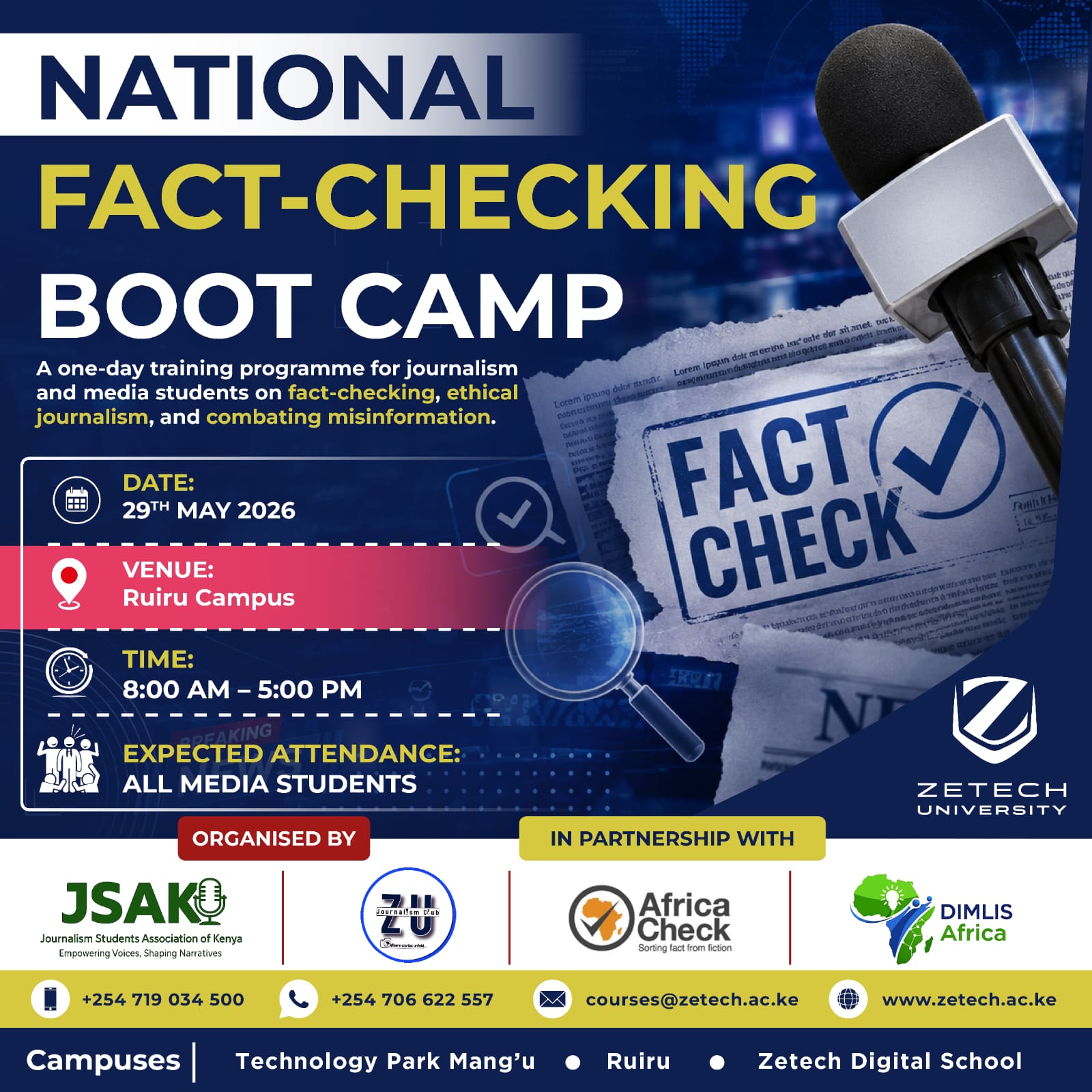 National Fact-checking Boot Camp