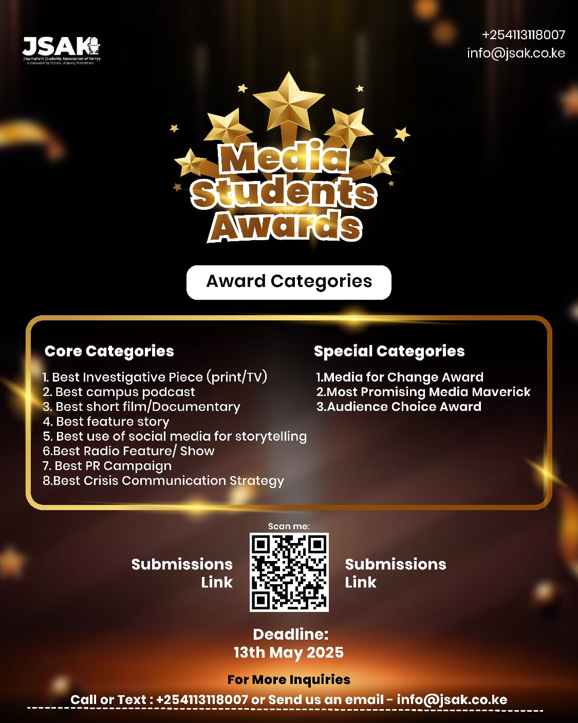 MEDIA STUDENTS AWARDS