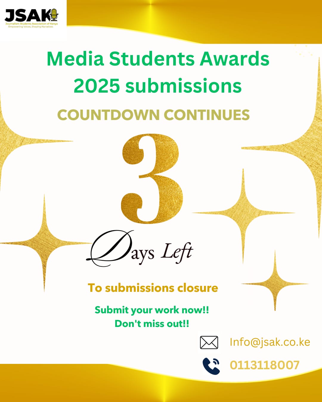 MEDIA STUDENTS AWARDS