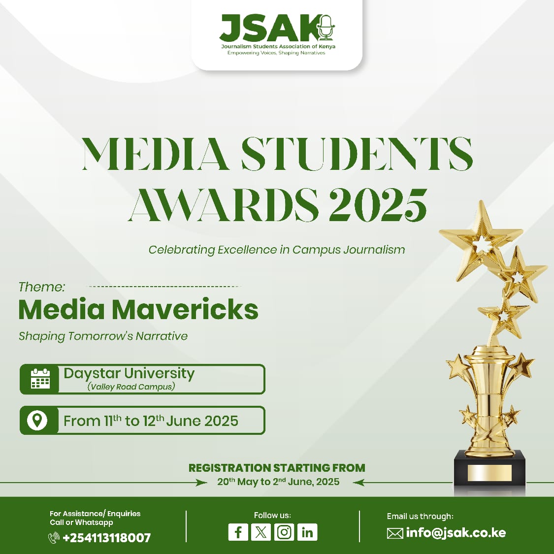MEDIA STUDENTS AWARDS