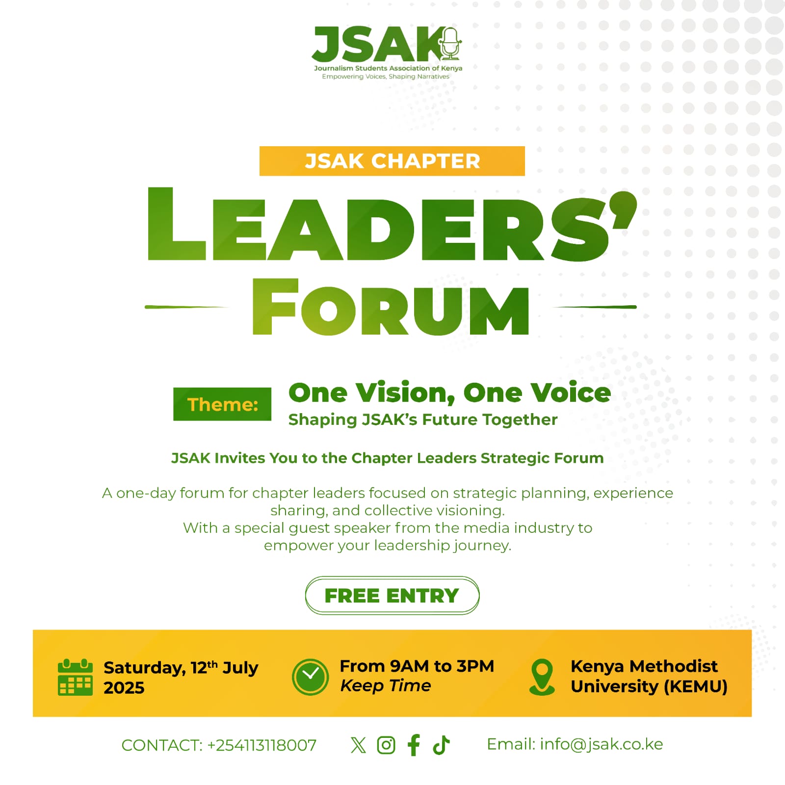 LEADER'S FORUM